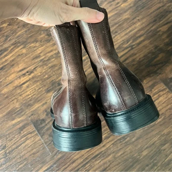 Rockport Men's Brown Leather Boots - Picture 7 of 12